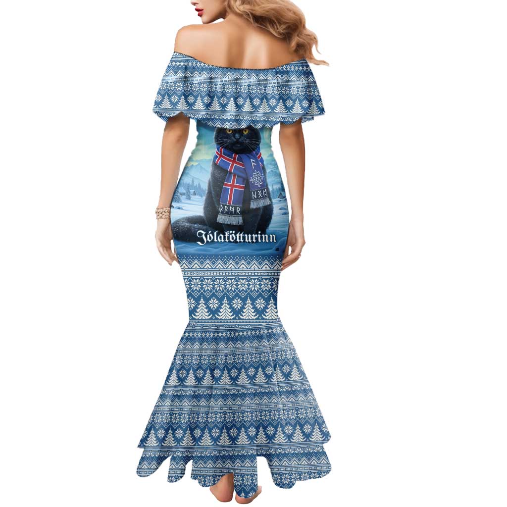 Iceland Christmas Mermaid Dress Icelandic Yule Cat LT19
