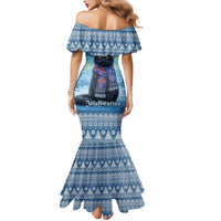 Iceland Christmas Mermaid Dress Icelandic Yule Cat LT19
