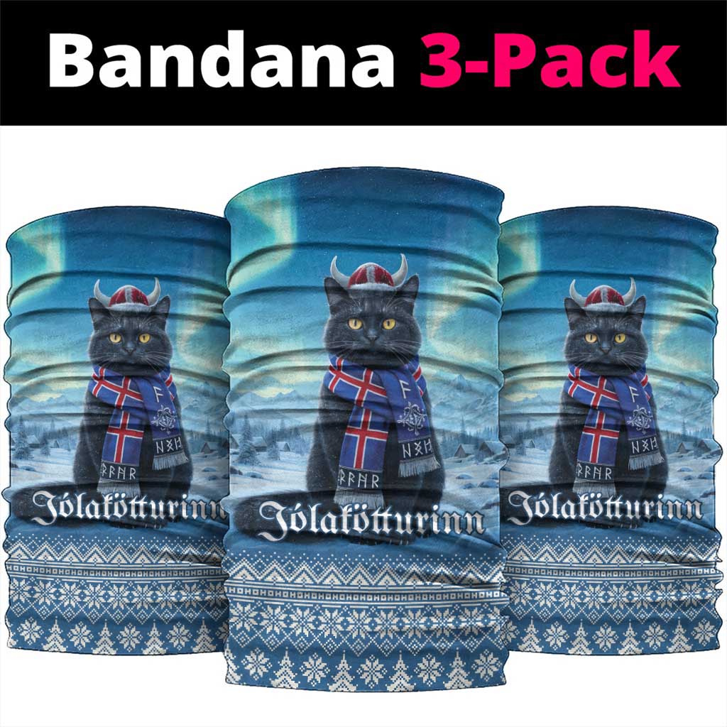 Iceland Christmas Neck Gaiter Icelandic Yule Cat LT19