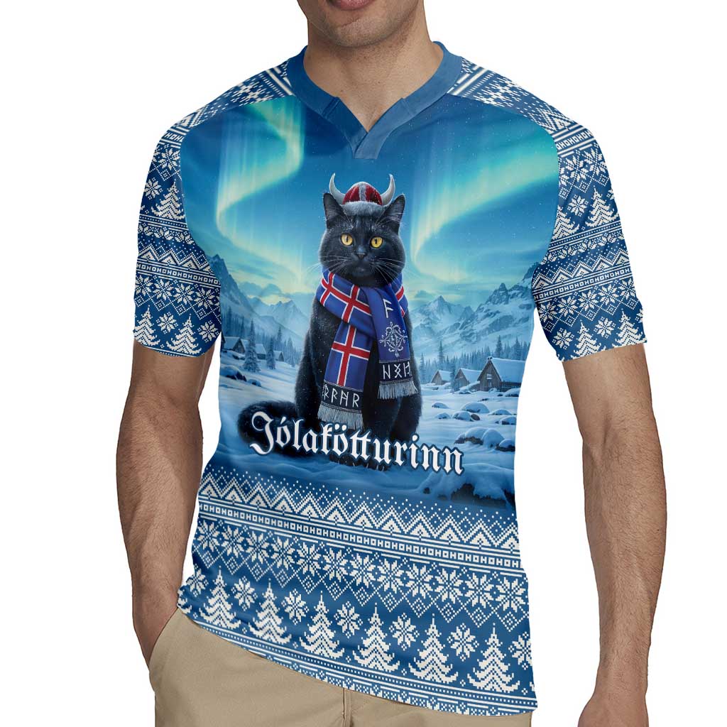 Iceland Christmas Rugby Jersey Icelandic Yule Cat LT19