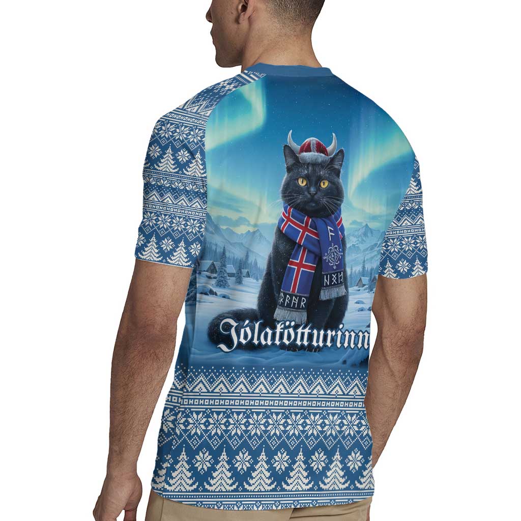 Iceland Christmas Rugby Jersey Icelandic Yule Cat LT19