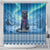 Iceland Christmas Shower Curtain Icelandic Yule Cat - Wonder Print Shop
