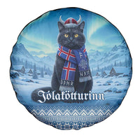 Iceland Christmas Spare Tire Cover Icelandic Yule Cat - Wonder Print Shop