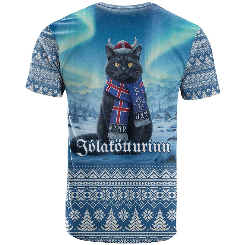 Iceland Christmas T Shirt Icelandic Yule Cat LT19