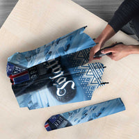 Iceland Christmas Umbrella Icelandic Yule Cat - Wonder Print Shop