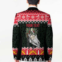 Personalized Anglesey Wales Christmas Blazer Mari Lwyd Celtic Knot Style - Wonder Print Shop