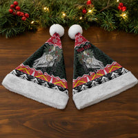 Personalized Anglesey Wales Christmas Santa Hat Mari Lwyd Celtic Knot Style - Wonder Print Shop