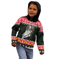 Personalized Anglesey Wales Christmas Kid Hoodie Mari Lwyd Celtic Knot Style - Wonder Print Shop