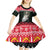 Personalized Anglesey Wales Christmas Kid Short Sleeve Dress Mari Lwyd Celtic Knot Style - Wonder Print Shop