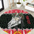 Personalized Anglesey Wales Christmas Round Carpet Mari Lwyd Celtic Knot Style - Wonder Print Shop