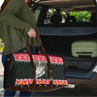 Personalized Anglesey Wales Christmas Travel Bag Mari Lwyd Celtic Knot Style - Wonder Print Shop