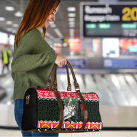 Personalized Anglesey Wales Christmas Travel Bag Mari Lwyd Celtic Knot Style - Wonder Print Shop