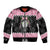 Anglesey Wales Christmas Bomber Jacket Pink Mari Lwyd Welsh Celtic Knot - Wonder Print Shop