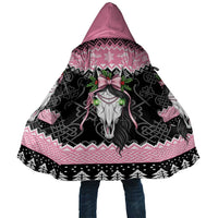 Anglesey Wales Christmas Cloak Pink Mari Lwyd Welsh Celtic Knot - Wonder Print Shop