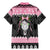 Anglesey Wales Christmas Family Matching Mermaid Dress and Hawaiian Shirt Pink Mari Lwyd Welsh Celtic Knot - Wonder Print Shop