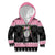 Anglesey Wales Christmas Kid Hoodie Pink Mari Lwyd Welsh Celtic Knot - Wonder Print Shop