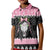 Anglesey Wales Christmas Kid Polo Shirt Pink Mari Lwyd Welsh Celtic Knot - Wonder Print Shop