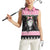 Anglesey Wales Christmas Women Sleeveless Polo Shirt Pink Mari Lwyd Welsh Celtic Knot - Wonder Print Shop