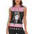 Anglesey Wales Christmas Women Sleeveless Polo Shirt Pink Mari Lwyd Welsh Celtic Knot - Wonder Print Shop