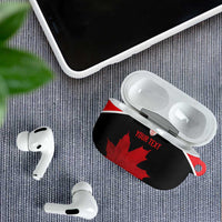 Personalized Canada Soccer AirPods Case Maple Leaf and Map Style - Wonder Print Shop