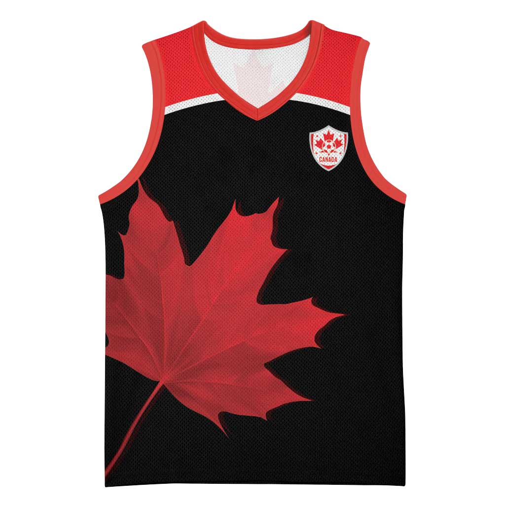 Personalized Canada Soccer Basketball Jersey Maple Leaf and Map Style - Wonder Print Shop