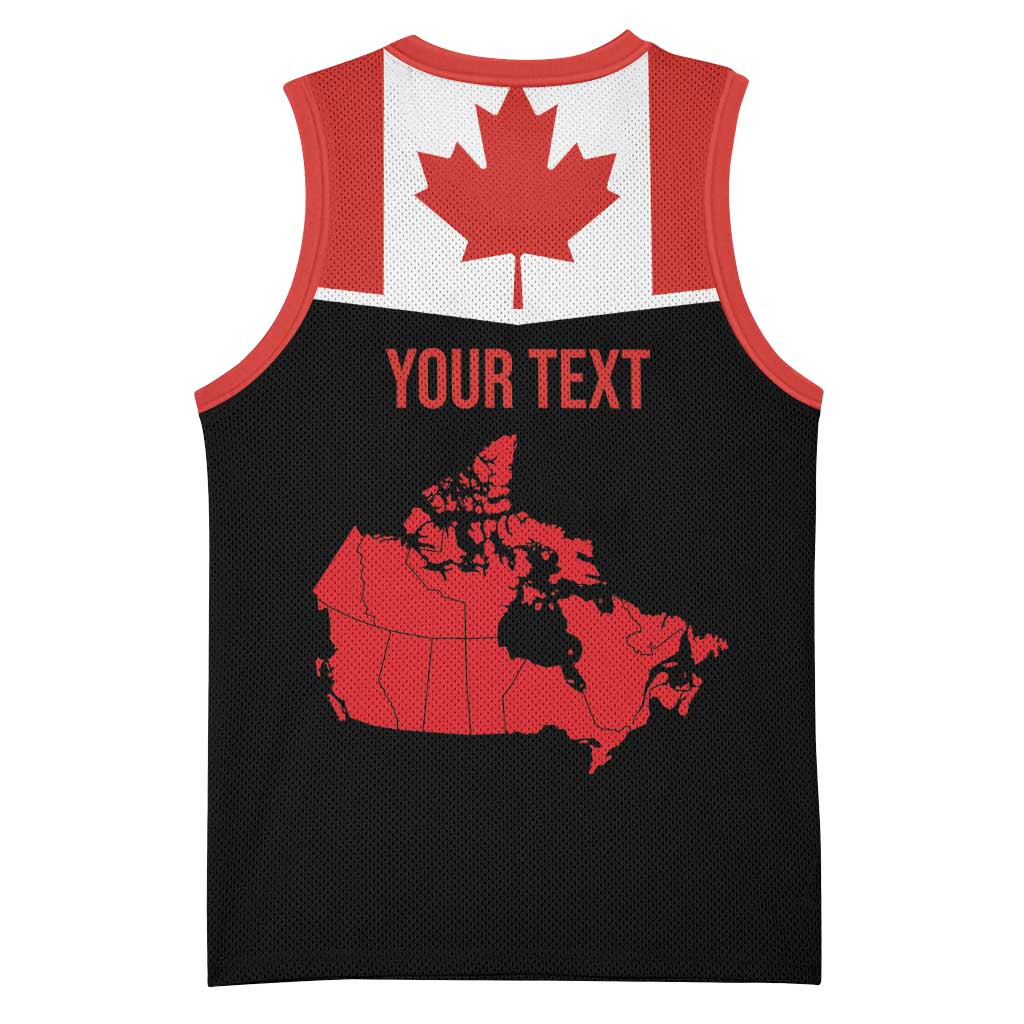 Personalized Canada Soccer Basketball Jersey Maple Leaf and Map Style - Wonder Print Shop