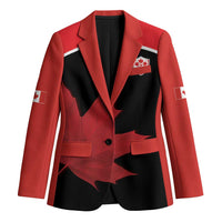 Personalized Canada Soccer Blazer Maple Leaf and Map Style - Wonder Print Shop