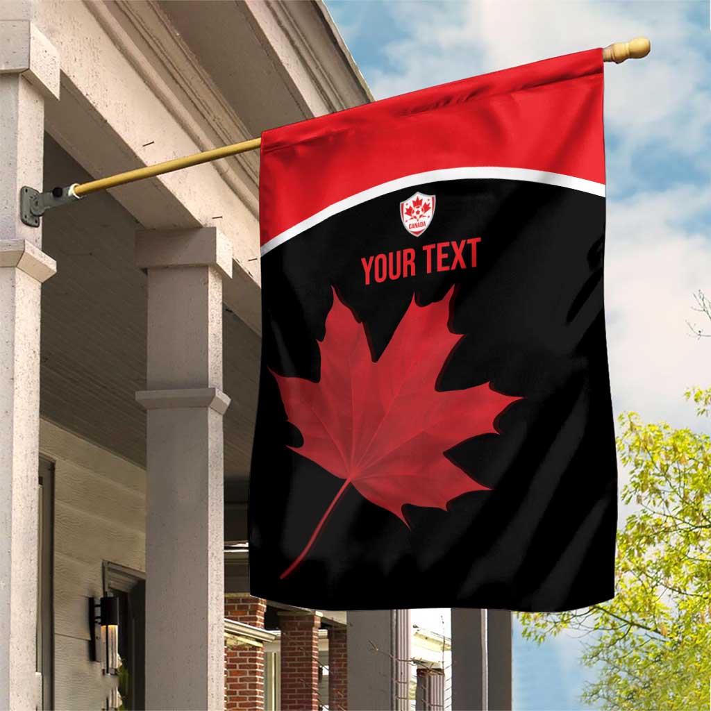 Personalized Canada Soccer Garden Flag Maple Leaf and Map Style - Wonder Print Shop