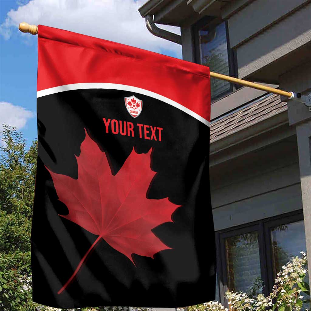 Personalized Canada Soccer Garden Flag Maple Leaf and Map Style - Wonder Print Shop