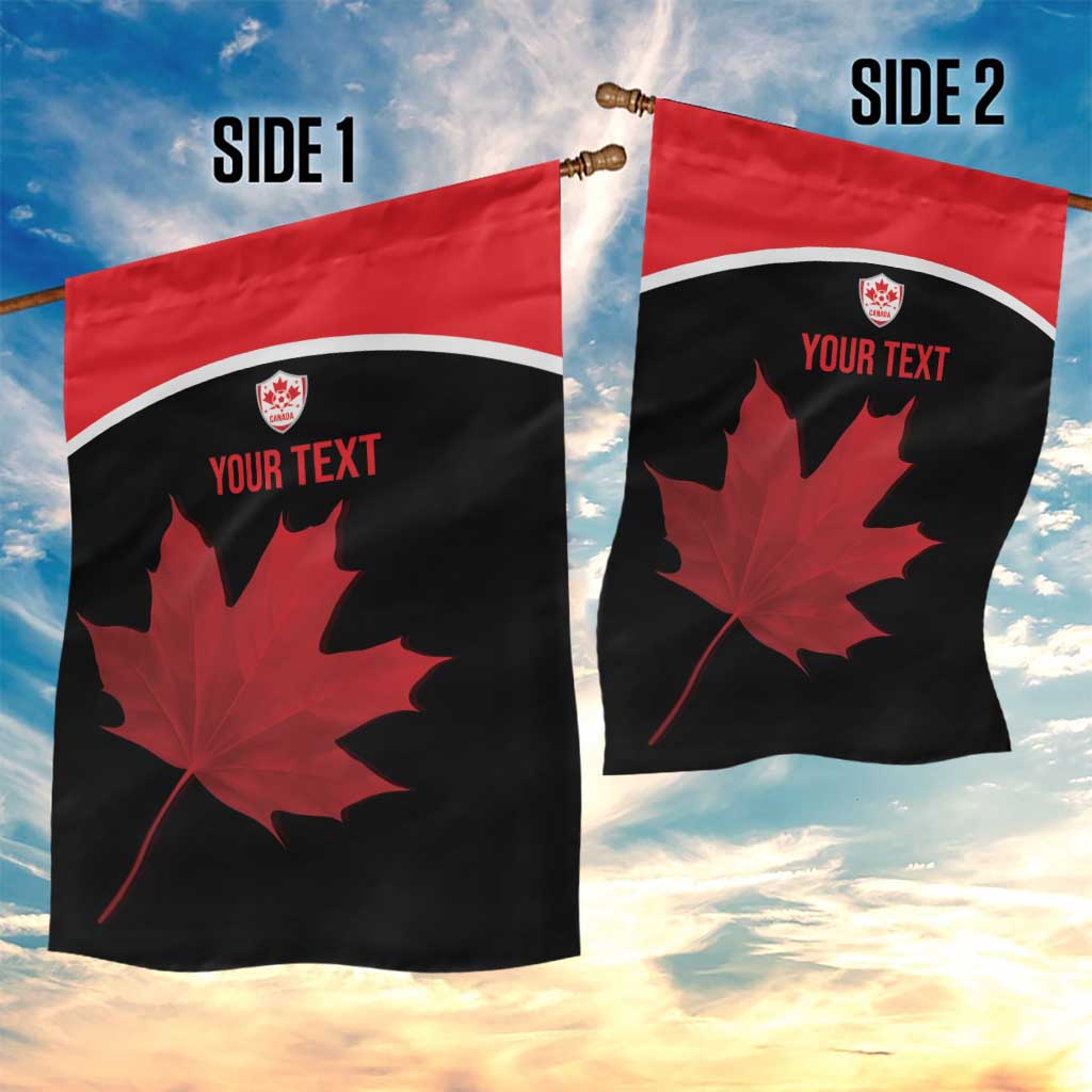 Personalized Canada Soccer Garden Flag Maple Leaf and Map Style - Wonder Print Shop
