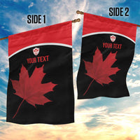 Personalized Canada Soccer Garden Flag Maple Leaf and Map Style - Wonder Print Shop