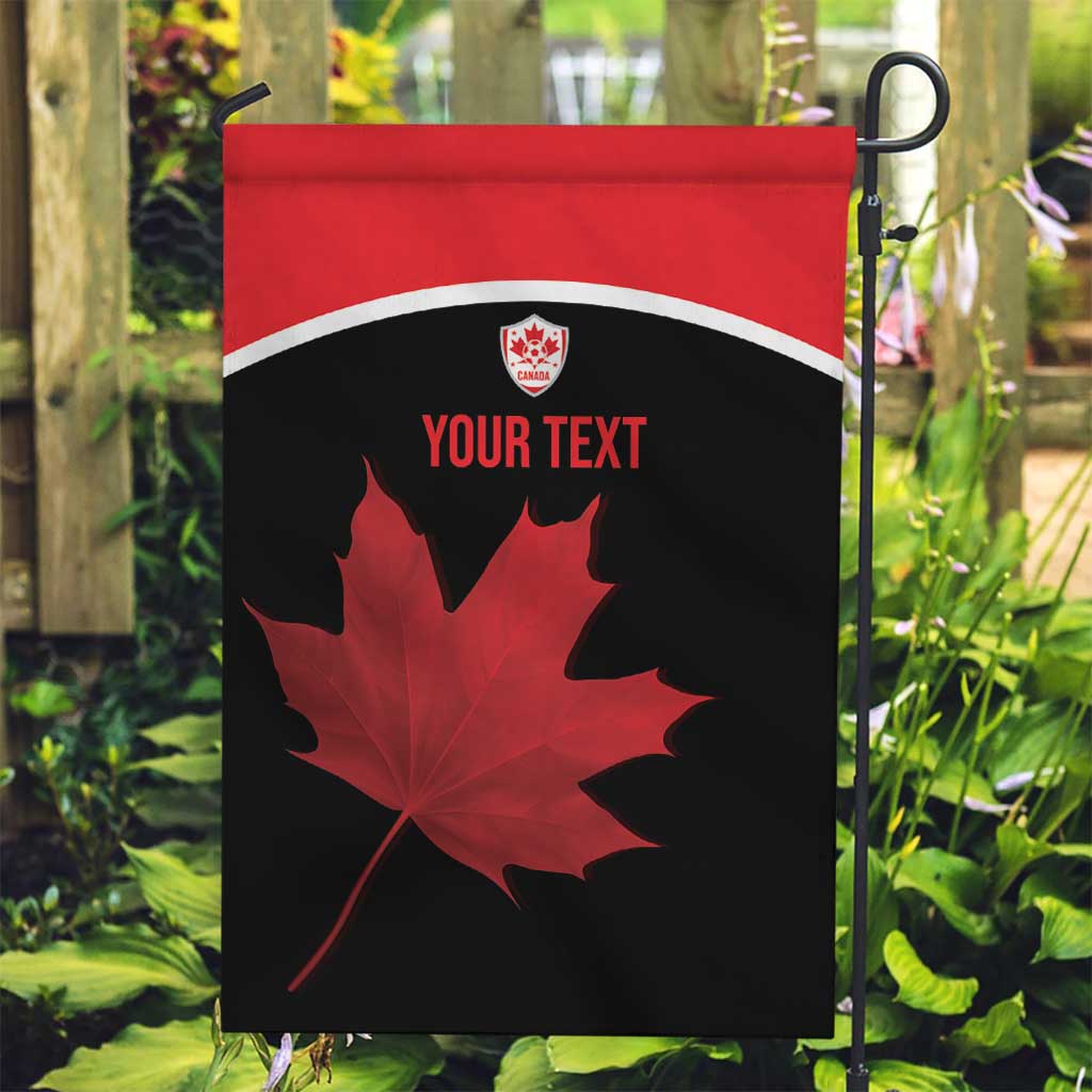 Personalized Canada Soccer Garden Flag Maple Leaf and Map Style - Wonder Print Shop