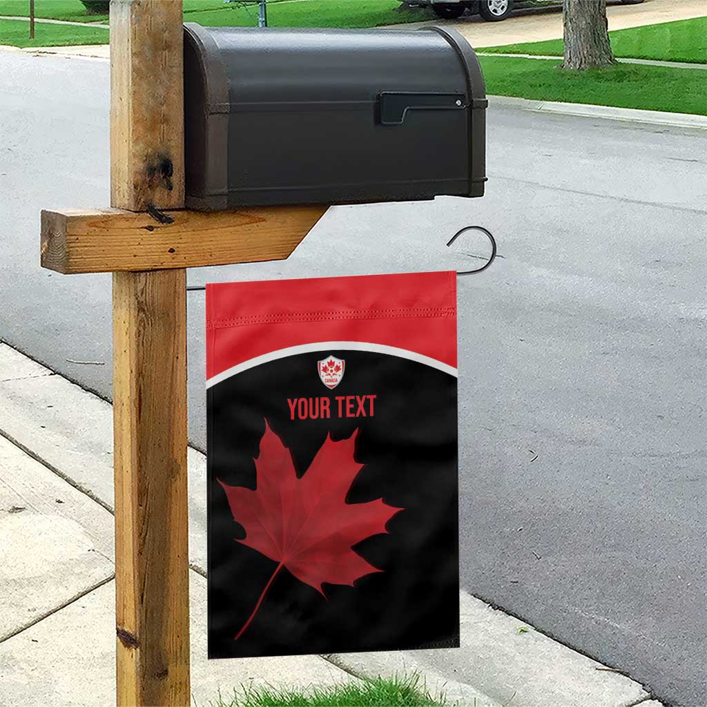 Personalized Canada Soccer Garden Flag Maple Leaf and Map Style - Wonder Print Shop