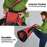 Personalized Canada Soccer Grocery Bag Maple Leaf and Map Style - Wonder Print Shop
