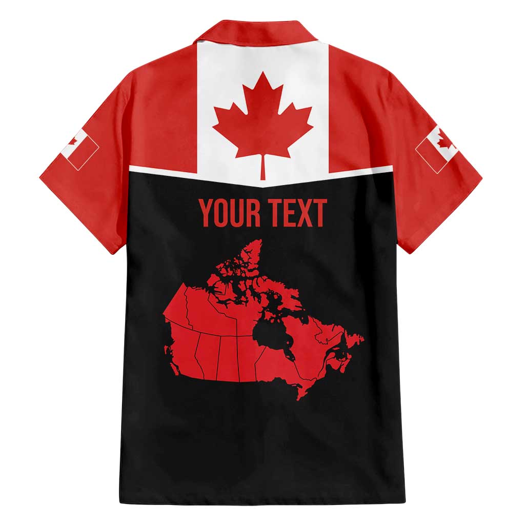 Personalized Canada Soccer Hawaiian Shirt Maple Leaf and Map Style - Wonder Print Shop