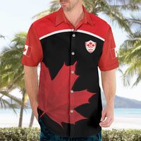 Personalized Canada Soccer Hawaiian Shirt Maple Leaf and Map Style - Wonder Print Shop