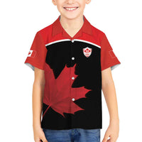 Personalized Canada Soccer Hawaiian Shirt Maple Leaf and Map Style - Wonder Print Shop