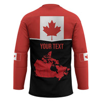 Personalized Canada Soccer Hockey Jersey Maple Leaf and Map Style - Wonder Print Shop