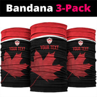 Personalized Canada Soccer Neck Gaiter Maple Leaf and Map Style - Wonder Print Shop