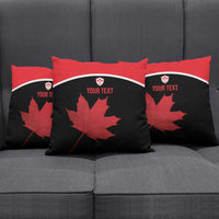 Personalized Canada Soccer Pillow Cover Maple Leaf and Map Style - Wonder Print Shop