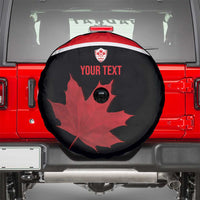 Personalized Canada Soccer Spare Tire Cover Maple Leaf and Map Style - Wonder Print Shop