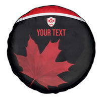 Personalized Canada Soccer Spare Tire Cover Maple Leaf and Map Style - Wonder Print Shop
