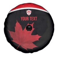 Personalized Canada Soccer Spare Tire Cover Maple Leaf and Map Style - Wonder Print Shop