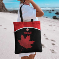 Personalized Canada Soccer Tote Bag Maple Leaf and Map Style - Wonder Print Shop