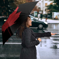Personalized Canada Soccer Umbrella Maple Leaf and Map Style - Wonder Print Shop