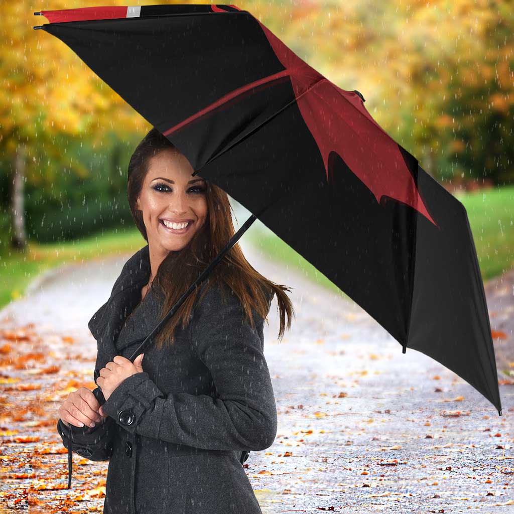 Personalized Canada Soccer Umbrella Maple Leaf and Map Style - Wonder Print Shop