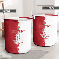 Personalized Rugby England Laundry Basket Red Rose Champions