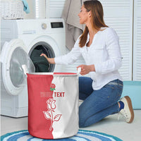 Personalized Rugby England Laundry Basket Red Rose Champions