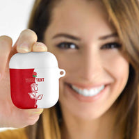 Personalized Rugby England AirPods Case Red Rose Champions