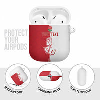Personalized Rugby England AirPods Case Red Rose Champions